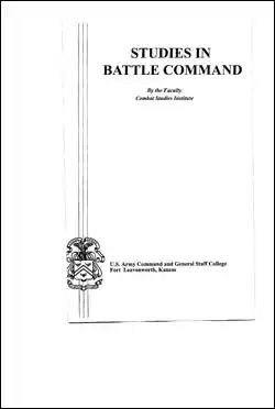 Studies in Battle Command